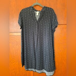 H&M Women's Black Patterned dress